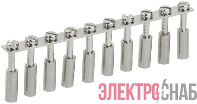 Перемычка центральная для КВИ-6кв.мм 10PIN IEK YZN30Q-006-10P