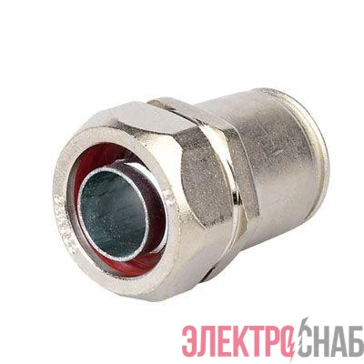 Муфта металлорукав DN 35-жесткая труба d40мм IP66/IP67 никелир. латунь DKC 6117-4035