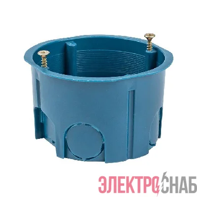 Коробка установочная КМТ-010-033 для твердых стен 71х45 с саморезами IP20 розн. стикер PROxima EKF plc-kmt-010-033-r