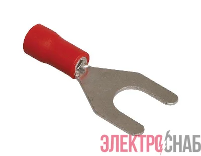 Наконечник НВИ 1.25-4 вилка 0.5-1.5мм (уп.100шт) ИЭК UNL10-D15-4-4