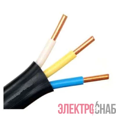 Кабель ВВГ-Пнг(А) 3х4 ОК (N PE) 0.66кВ (м) Энергокабель ЭК000023639
