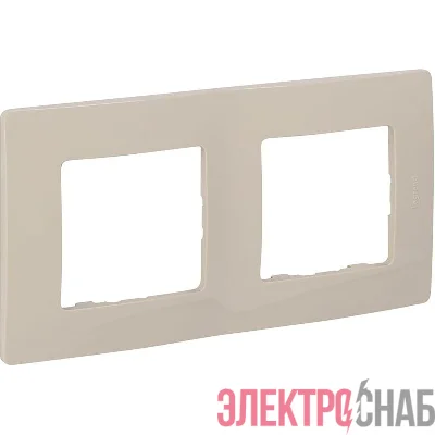 Рамка 2-м СП Etika IP20 сл. кость IEK 672512
