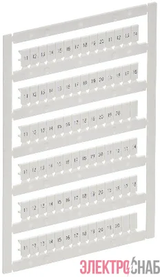 Маркер для CTS/CP 2.5кв.мм "11-20" ARMAFIX IEK AF-CT10D-M-D25-02