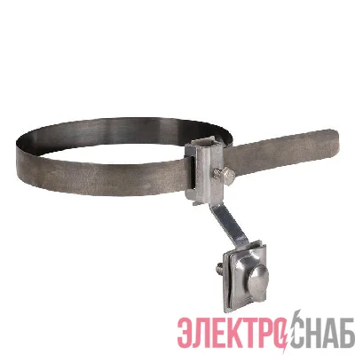 Держатель для труб универсальный d(0-160)мм CZ полоса нерж. сталь PROxima EKF lp-d3001-cz