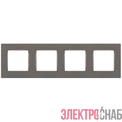 Рамка 4-м 12-5204-16 Классик титан Эра Б0067774