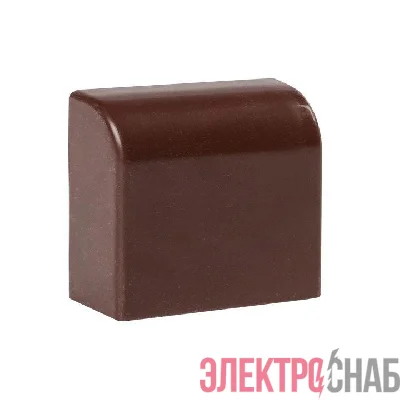 Заглушка 40х25 под темн. дерево Plast PROxima (уп.4шт) EKF ecd-40-25x4