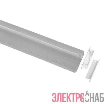 Комплект с врезным анодированным профилем 6814 68х14мм 2м Эра Б0062863