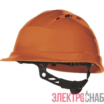 Каска защитная QUARTZ UP IV оранж. с храповым механизмом с вентиляцией Delta Plus QUARUP4OR