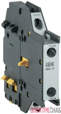 Контакт боковой дополнительный ПКБ-11 1НО+1НЗ IEK KPK21-11