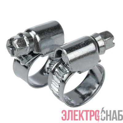 Хомут стальной червячный 10-16 (Россия) Rexant 07-0610