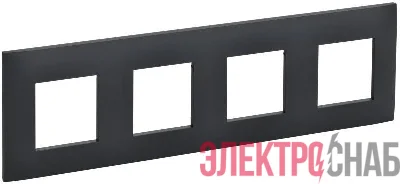 Рамка 4-м SKANDY SK-F04G графит IEK SK-M42-K53