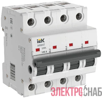 Выключатель-разъединитель SWN 4п 125А ARMAT IEK AR-SWN-4-125