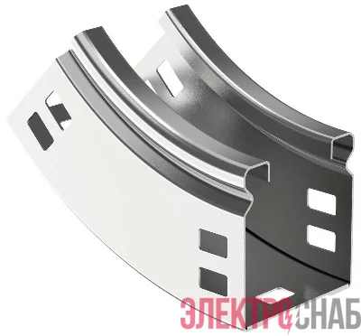 Угол для лотка плавный 45град. 100х50 В10 ESCA IEK CPV51-0-45-050-100