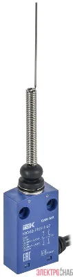 Выключатель концевой C6N-169 гибкий пруж. стрерж. IP67 IEK KKV12-P169-1-67