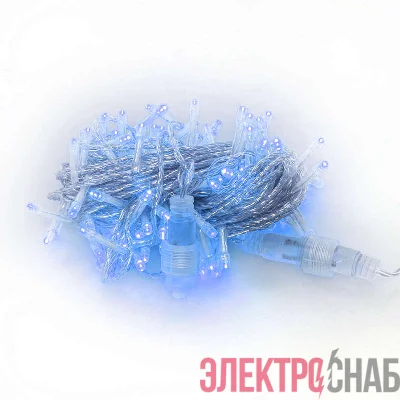 Гирлянда LD120-B-E 120 светодиод. с доп. подключ. до 20 доп. модулей 12м син. SHLights 4607144111669