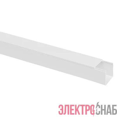 Кабель-канал 40х40 L2000 пластик бел. TOKOV ELECTRIC TKE-KK-40-40-2000-WH