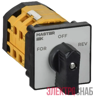 Переключатель кулачковый 10А (сх. 11) стандартная рукоятка IEK MI-CS10-010-011