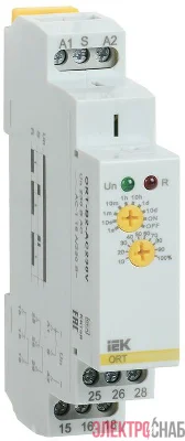 Реле задержки выключения ORT 2 контакта 230В AC IEK ORT-B2-AC230V