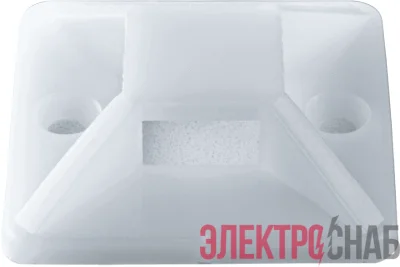 База монтажная самоклеящаяся NFP-25-100/WH 25х25 бел. (уп.100шт) Navigator 71062
