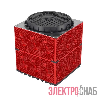 Колодец пластиковый для кабельной канализации с пластиковым люком 750х750х750 DKC 270750