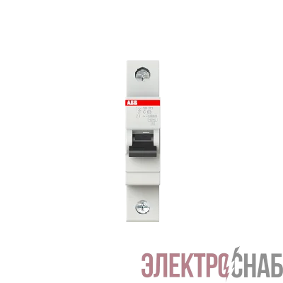 SH201 C63 6,0кА  Автоматический выключатель 1-полюсный 2CDS211001R0634