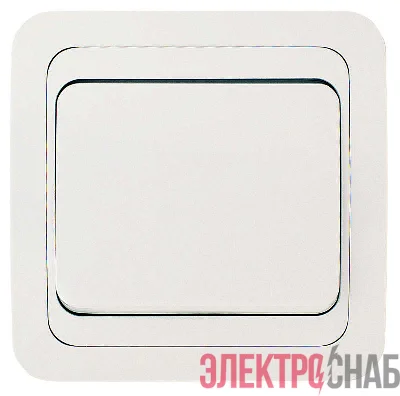 Выключатель 1-кл. СП Mimoza 10А IP20 бел./бел. Makel 12001