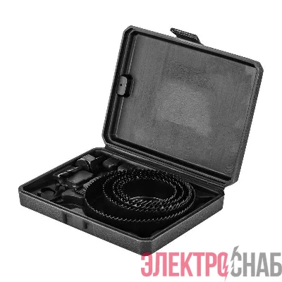 Набор кольцевых пил по дереву 64-127мм 9 предметов Kranz KR-92-0252