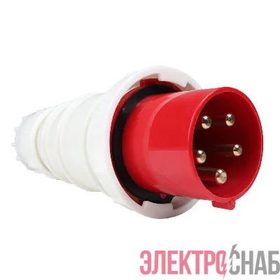 Вилка кабельная 045 125А 380AC 3P+PE+N 6ч IP67 КЭАЗ 228501