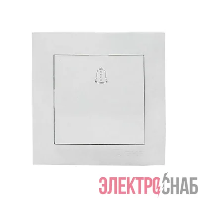 Кнопка звонка 1-кл. СП Валенсия 10А IP20 бел. PROxima EKF EWV10-026-10