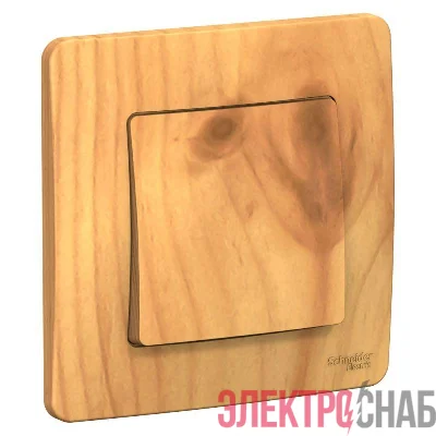Переключатель проходной 1-кл. СП Blanca 10А IP20 (сх. 6) 250В ясень SE BLNVS010605