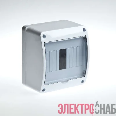 Бокс ОП Тусо 6мод. IP40 бел./прозр. двер. Рувинил 68306