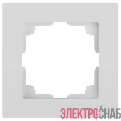 Рамка 1-м СП Accent 6-501-01 бел. Intro Б0063724