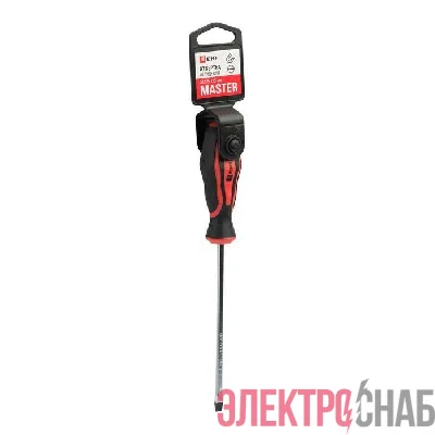Отвертка SL5.5х125мм Master Basic EKF sl-5.5-125-mas
