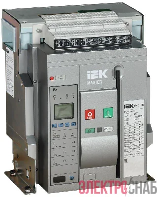 Выключатель автоматический воздушный 3п AC ВА77 F3P A 65кА 1250А EA стац. с компл. аксессур. MASTER IEK MI-ACB10-3FA-065-1250-ACF
