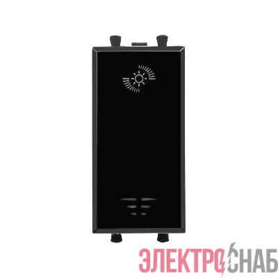 Диммер 1мод. 16А кнопочный Avanti "Черный квадрат" для LED ламп DKC 4402341