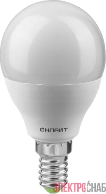 Лампа светодиодная 90 062 OLL-G45-12-230-6.5K-E14-FR ОНЛАЙТ 90062