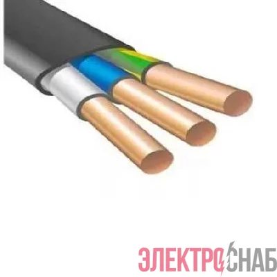 Кабель ППГ Пнг(А)-HF 3х6 ОК (N PE) 0.66кВ (бухта100м) (м) Цветлит 00-00124977