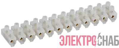 Колодка клеммная ЗВИ-60 6-16кв.мм 12пар GENERICA UZV10-060-010-K01-10-G