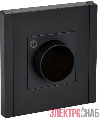 Термостат электронный FORTE&PIANO FP152 с индикацией черн. IEK FP-RT11-K02