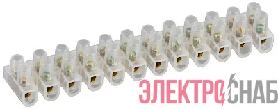 Колодка клеммная ЗВИ-3 1.0-2.5кв.мм 12пар GENERICA UZV10-003-D25-K01-10-G