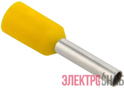 Наконечник НШВИ 1.0-8 желт. (уп.100шт) IEK UGN10-001-D14-08