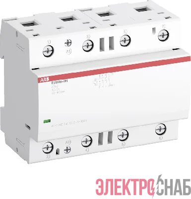 Контактор ESB100-40N-06 модульный (100А АС-1 4НО) катушка 230В AC/DC ABB 1SAE661111R0640