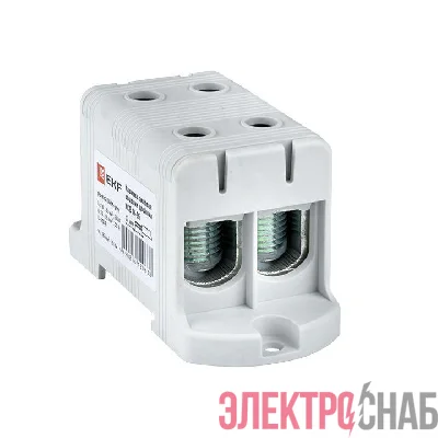 Клемма силовая вводная двойная КСВ 16-95кв.мм сер. EKF plc-kvs2-16-95-grey
