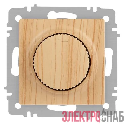 Светорегулятор поворотный СП Accent 6-401-11 600Вт 230В IP20 сосна Intro Б0063688