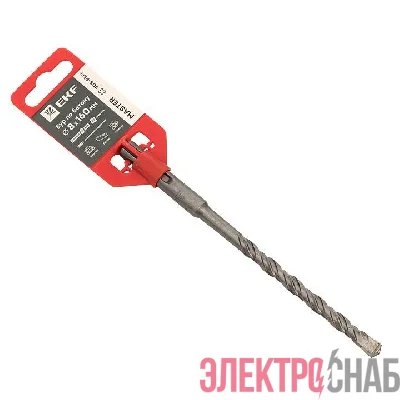 Бур по бетону SDS-plus 8х160мм 2 резца 4S спираль Master EKF db-8-160-2x4