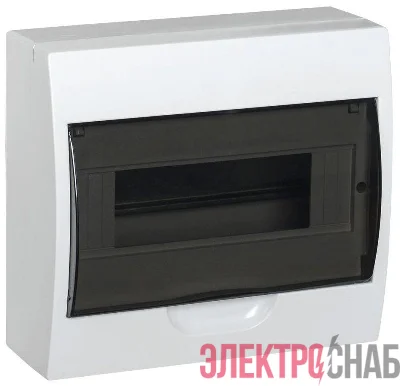 Корпус навесной ЩРН-Пк-10 Krepta 3 IP41 пластик. бел. IEK MKP12-N-04-10-41