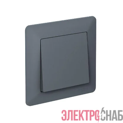 Рамка 1-м AtlasDesign Air грифель/дым. черн. SE ATN220701