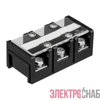Блок зажимов клеммный БЗН ТС-603 16кв.мм 60А 3 пары Rexant 11-2159