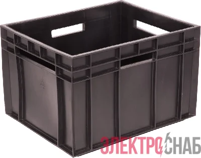 Ящик 350х430х285 молочный "Фин-Пак" Б   чёрный 309-1 309-1