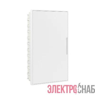 Щиток встраиваемый FRAME 36мод. с бел. дверцей с 4 шинами PEN (2шт на 8 отверст. и 2шт на 10 отверст.) бел. DKC F36B1WW